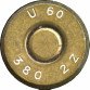 Headstamp of 38 SMITH & WESSON  - RSA