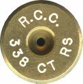 Headstamp of 338 CT RS