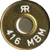 Headstamp of 416 MEDIUM BELTLESS MAGNUM
