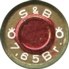 Headstamp of 7.65 (32 ACP) SUB-CAL. M.75