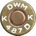 Headstamp of 9mm MAUSER VERSUCH IV