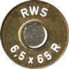 Headstamp of 6.5 X 65R RWS