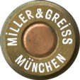 Headstamp of 10.5 X 73 MILLER & GREISS MAGNUM