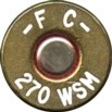 Headstamp of 270 WINCHESTER SHORT MAGNUM
