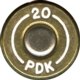 Headstamp of 20 PDK