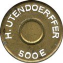 Headstamp of 12.7 X 76R D EXPRESS (.500 3")