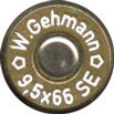 Headstamp of 9.5 X 66 VOM HOFE SUPER EXPRESS