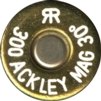 Headstamp of 300 ACKLEY MAGNUM 30°