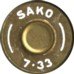 Headstamp of 7 X 33 SAKO