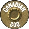 Headstamp of 300 CANADIAN MAGNUM