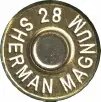 Headstamp of 28 SHERMAN