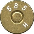 Headstamp of 585 HUBEL EXPRESS SHORT