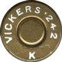 Headstamp of 242 RIMLESS NITRO EXPRESS (VICKERS)