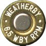 Headstamp of 6.5 WEATHERBY RPM