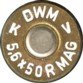 Headstamp of 5.6 X 50R RWS MAGNUM