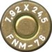 Headstamp of 7.92 X 24,5mm SUBCALIBRE (REGANA)