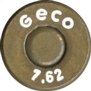 Headstamp of 7.62 X 38 GECO XPL