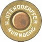 Headstamp of 8mm DEUTSCHE SCHEIBENPISTOLE