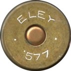 Headstamp of 577  3" DRAWN BLACK POWDER EXPRESS