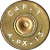 Headstamp of 7 X 58.8  S.T.A CASE TYPE 2 bis