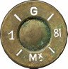 Headstamp of 12mm FRENCH NAVY