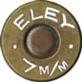 Headstamp of 7mm ELEY EXPERIMENTAL (7x63 mm)