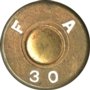 Headstamp of 256 DOUBLE TAPER EXPERIMENTAL