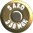 Headstamp of 338 M&K