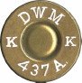 Headstamp of 6.5 X 55 KRUPP