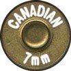 Headstamp of 7mm CANADIAN MAGNUM