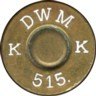 Headstamp of 10.75 X 63 G MAUSER (Le PERSONNE)