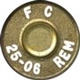 Headstamp of 25-06 REMINGTON