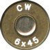 Headstamp of 6 X 45
