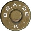 Headstamp of 26 BSA