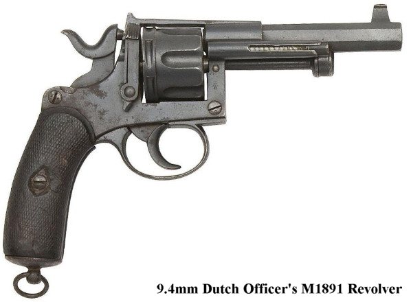 9.4mm-Dutch-Officer's-M1891-Revolver