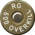 Headstamp of 600 OVERKILL