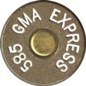 Headstamp of 585 HUBEL EXPRESS