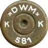 Headstamp of 7 X 39 BERGMANN CARBINE
