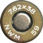Headstamp of 7.62 X 38 AK-47 DUTCH XPL