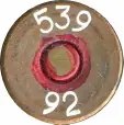Headstamp of 12.3 X 46R RUSSIAN REVOLVER