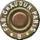 Headstamp of 9mm FRENCH CENTRE FIRE REVOLVER