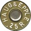 Headstamp of 25R HAUG &amp; EPPLE