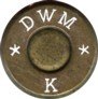 Headstamp of 6.5 X 59 ANGIER