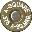 Headstamp of 375 A–SQUARE MAGNUM