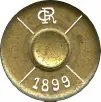 Headstamp of 6.5 X 55R VERSUCH II