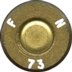 Headstamp of 3.5 X 51 FN EXPERIMENTAL