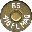 Headstamp of 416 FLANGED MAGNUM