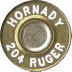 Headstamp of 204 RUGER