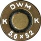 Headstamp of 5.6 X 52 TESCHING