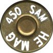 Headstamp of 450 HEAVY EXPRESS SHORT ACTION MAGNUM